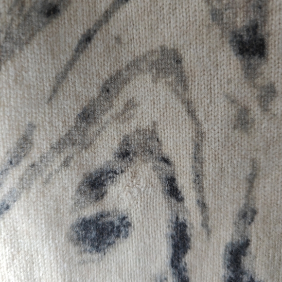 Pauw Amsterdam Sz 1 Cheetah Print Wool Cashmere Beige‎ White Lined Mini Skirt - Picture 9 of 10